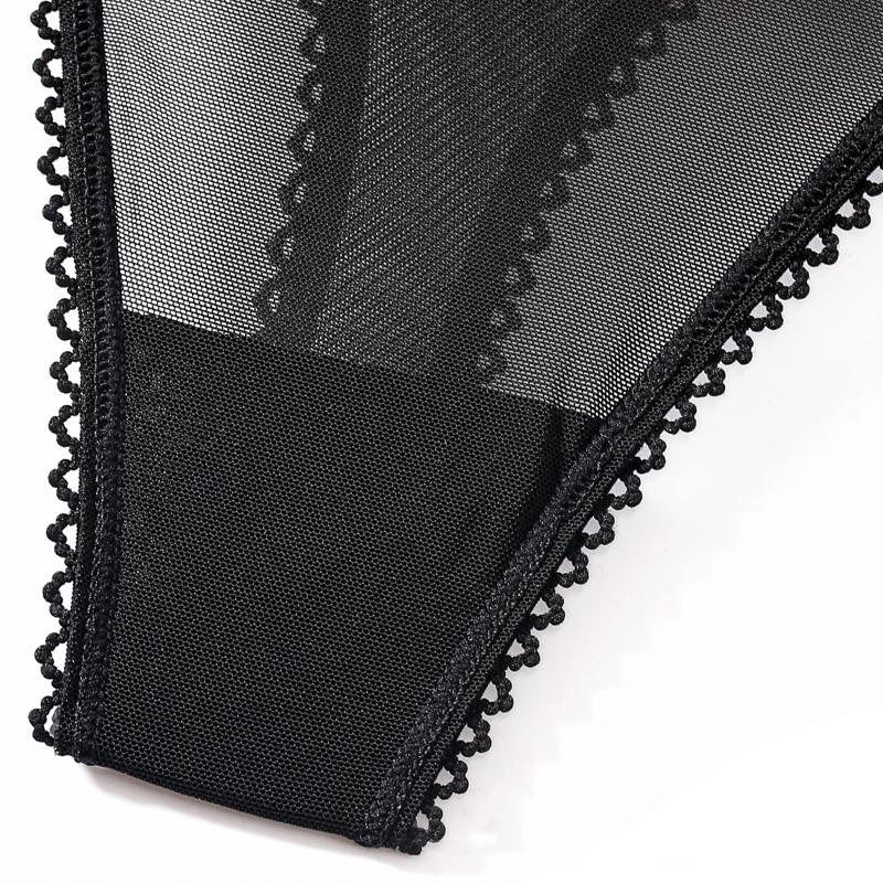 Women Sexy Lace Panties Low-waist Underwear Thong Female G String Lovable Lingerie Temptation Transparent Intimates