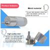JGB37-555 High Torque Low Speed 12V Electric DC Gear Motor Micro 24V 555 Dc Gearbox Reduction Motor Geared Motor for Robot Arm