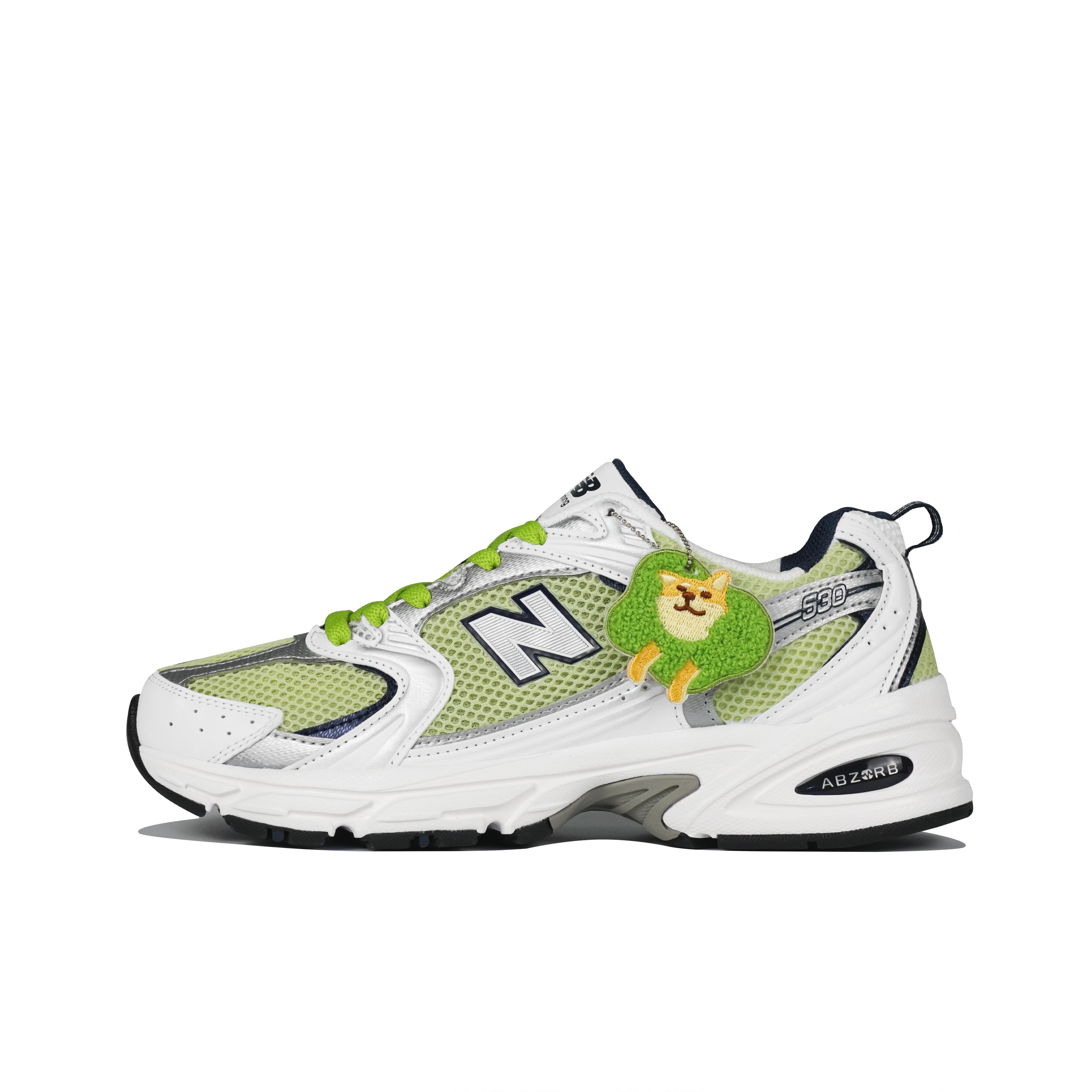 

New Balance NB 530 Low top Running Shoes Unisex White Green MR530SG(Team-) 40.5
