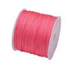 50Yds 0.8mm Crafts Nylon Cord For Jewelry Making Beading Braided Nylon Satin String for Bracelets Rattail Trim Chinese Knot