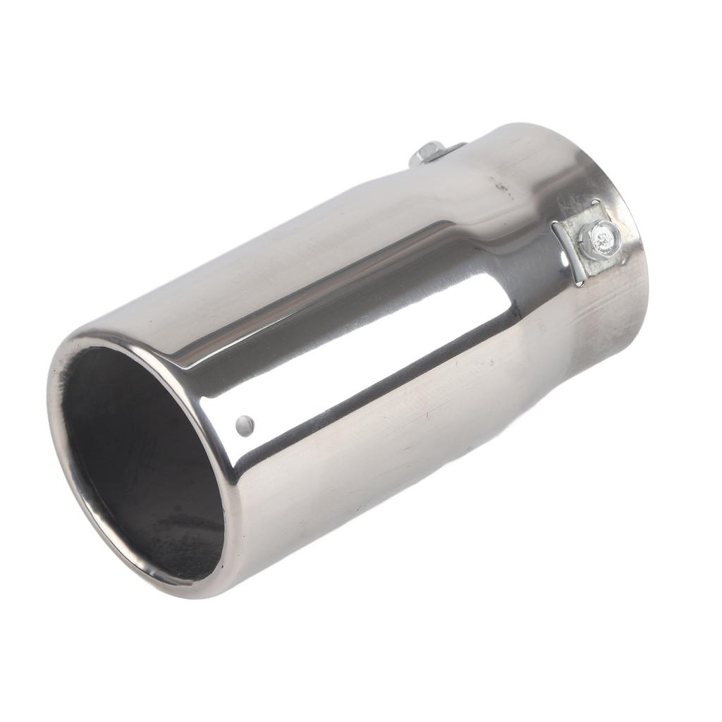 Car Modification Stainless Steel Exhaust Muffler Pipe Rear Tailpipe End Throat Flat