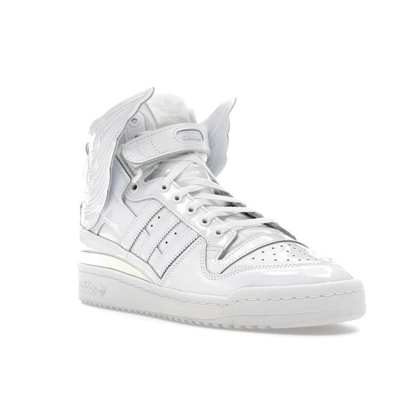 Jeremy Scott x adidas Forum Wings 4.0 White Opal Unisex-Sneaker Wolkenweiß Kernschwarz IE6861