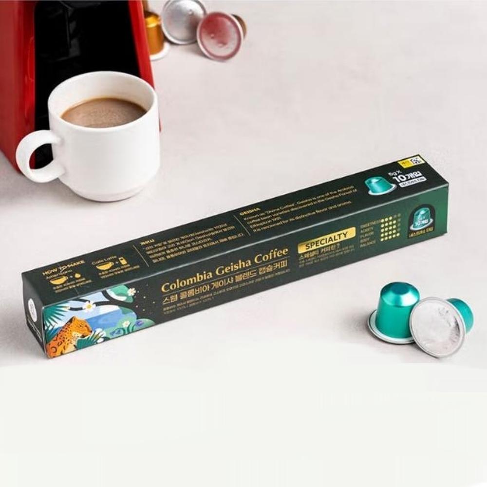 

Colombian Geisha Blend Coffee Capsules 5g x 10ea