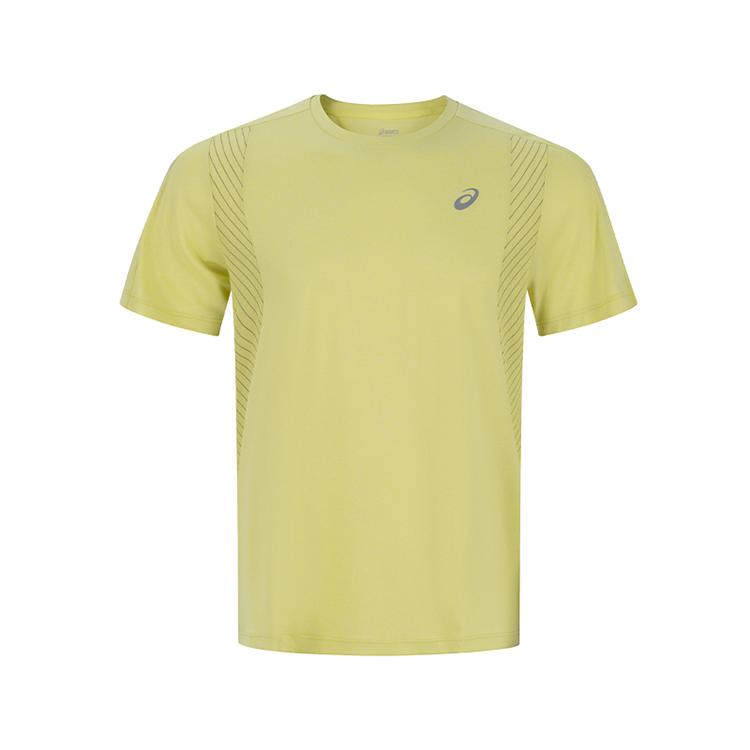 Asics Moisture Wicking Quick Dry Reflective Night Running Sports Short Sleeve Men tops 2011D624-300