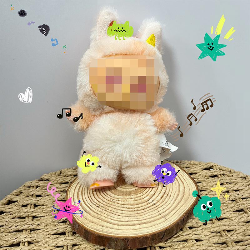 Cute Rabbit Plush Doll Vinyl Keychain Pendant