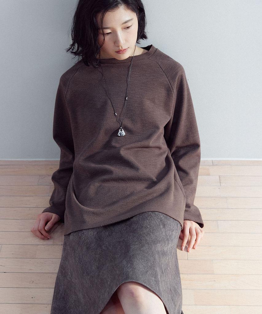 Yutosiseu Suede Midi Skirt(Brown)