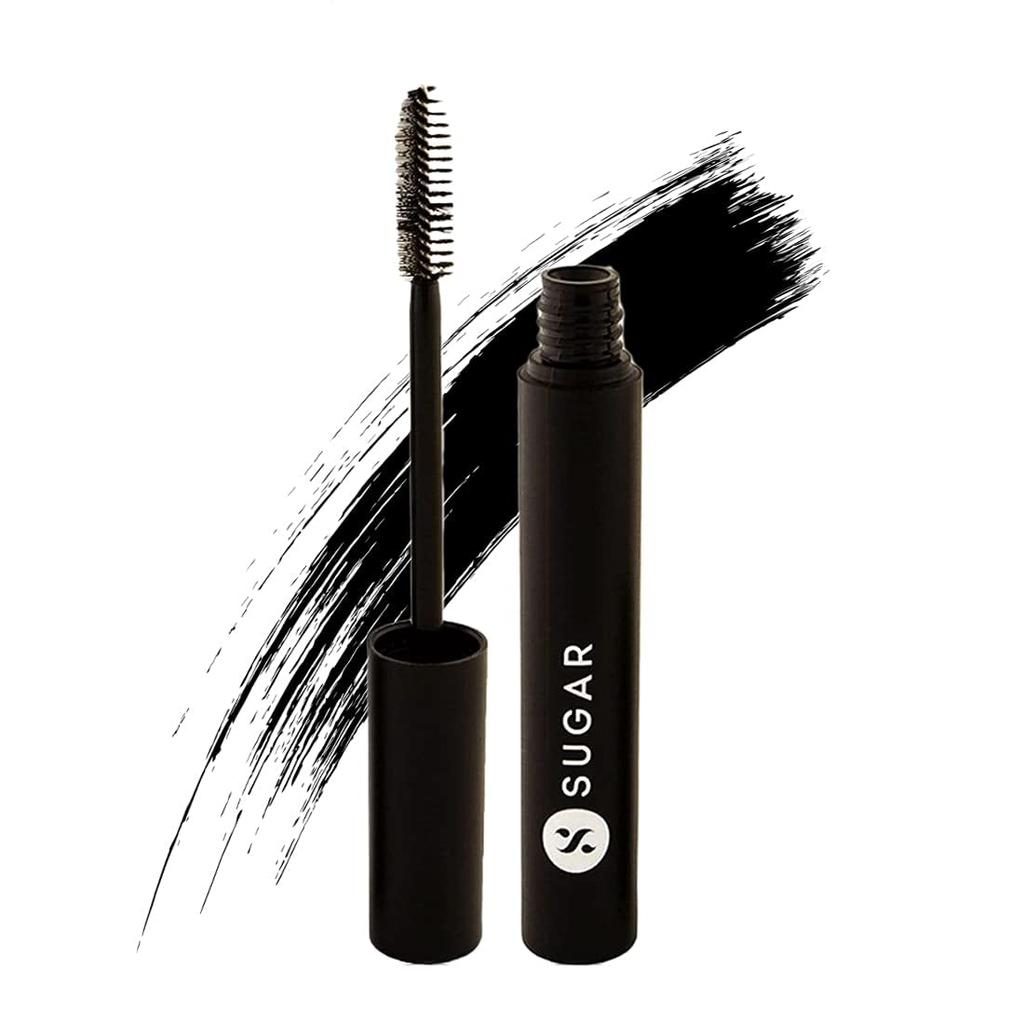 SUGAR Cosmetics Lash Mob Limitless Mascara - 01 Black With A Bang (Black) Eye Lash Protection, Black, Highly Pigmented.