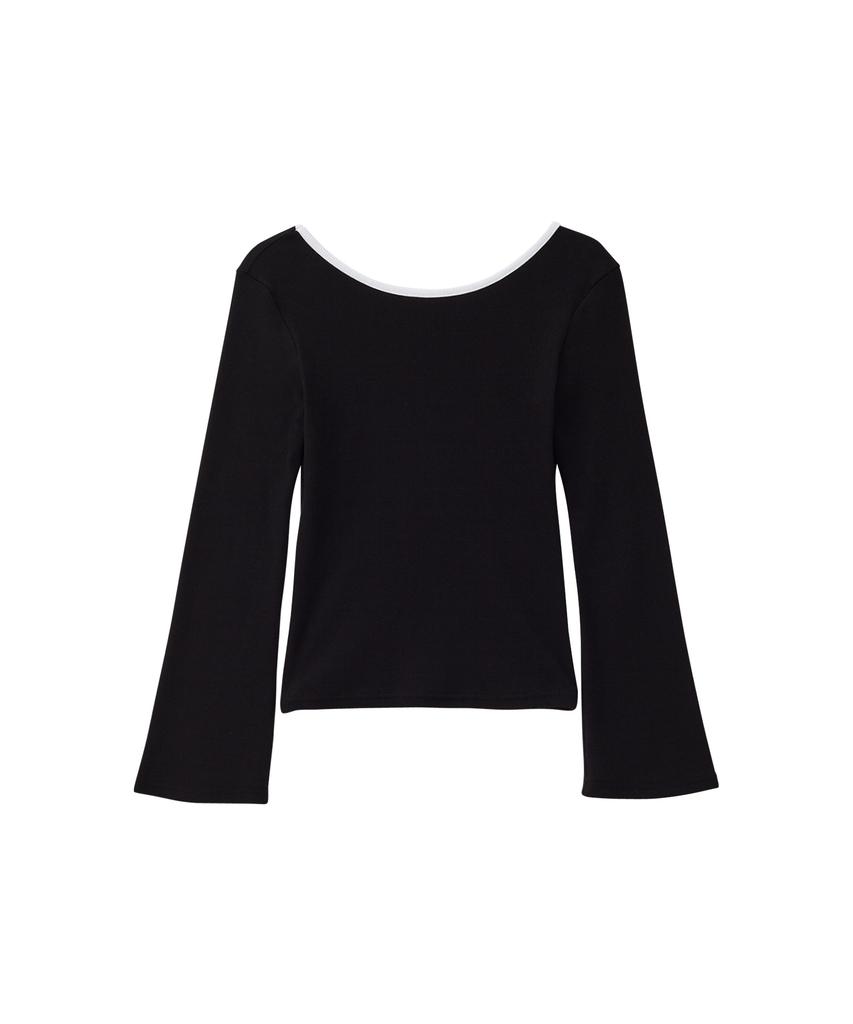 SALON DE YOHN Back Point T_ Black