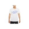 T Shirts Men's White Crew Neck Moderate Straight Fit DD6903-100