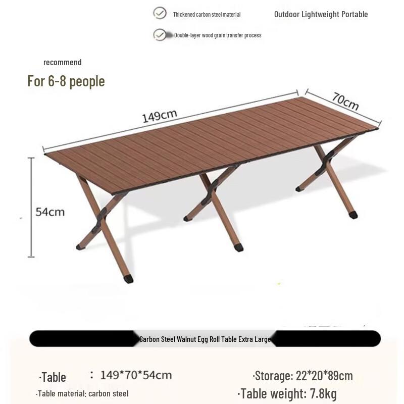 Portable Outdoor Camping Picnic Table