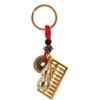 [BUGUUYO] Feng Shui Alloy Abacus Keychain with Five Emperor Coins,