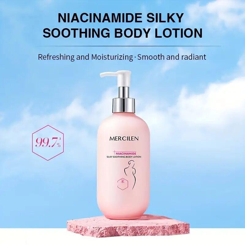 MERCILEN Niacinamide Silky and Soothing Body Lotion 250g Brightening and Moisturizing Body Lotion