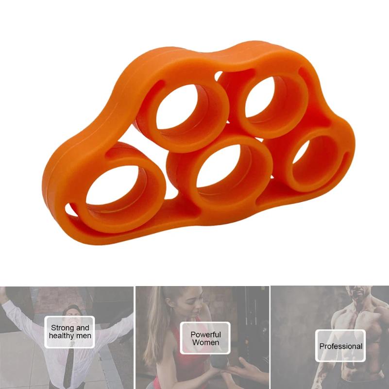 Silikon Fingergreifer Stärkungstrainer Elastischer Handgriffstärker Gitarrenfingerübung Patient Handtrainer