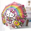 1pc Hello Kitty Automatic Umbrella 8-Bone Design Compact Gear for Outdoor Travel, Perfect Gift for Friends Yy250821062