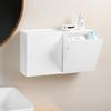 Wall-Mounted Bathroom Storage Box: Punch-Free Hanging Organizer for Sanitary Napkins