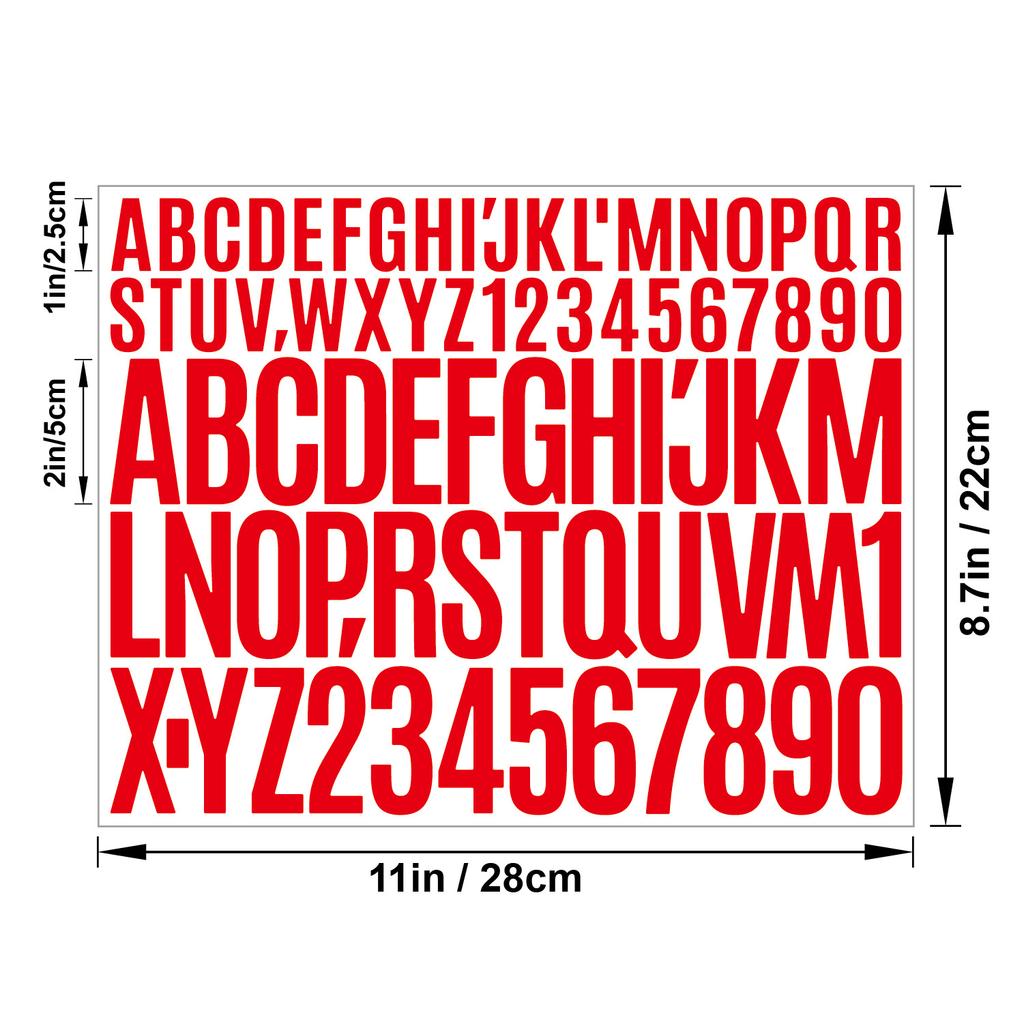 1+2 Inch Letter Sticker Self-adhesive Vinyl Waterproof Suitable for Water Bottle Manual Scrapbook Poster Letter Sticker