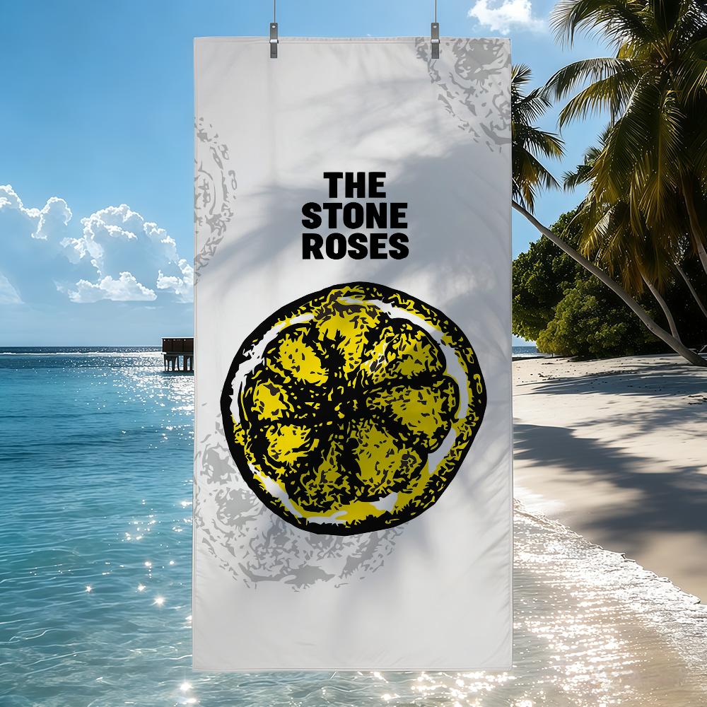 Rock Band S-Stone R-Roses Handtuch Schnelltrocknende Strandhandtücher Sind Geeignet Für Schwimmbäder Camping Yoga Und Das Fitnessstudio
