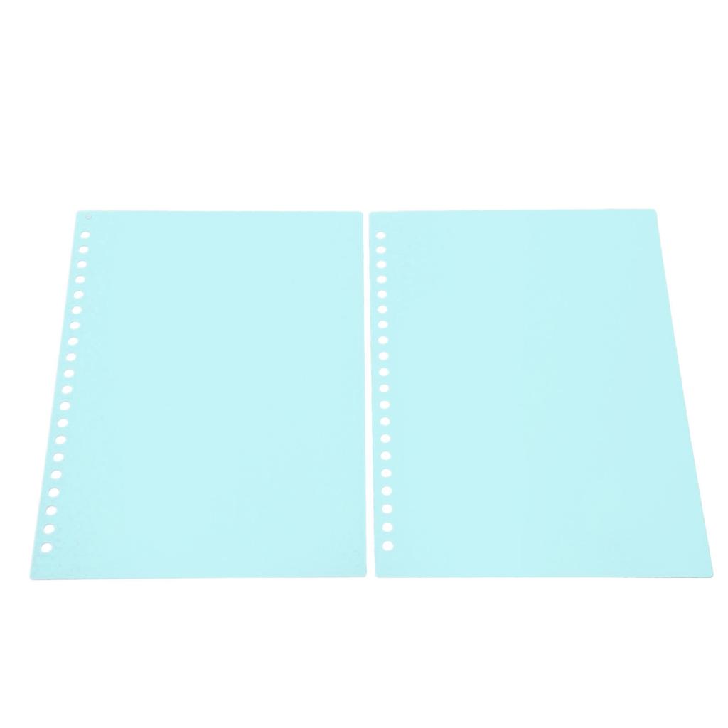 20 Sheets Loose Leaf Binding Cover 20 Holes Flexible PP Plastic Loose Leaf Presentation Binding Case