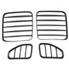 Precise Tail Light Lamp Covers Blinds ABS Rear Taillight Guard For Jeep Renegade 2016 2017 2018 2019 2020 2021, Black