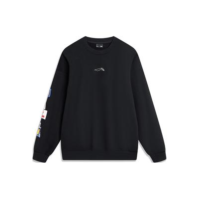 Li Ning Skateboard Sweatshirt Men's Black AWDU137-4