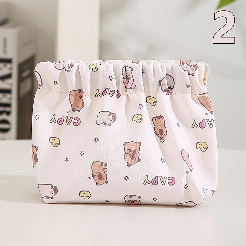 Pu Simple Mini Lipstick Makeup Storage Bag Woman Key Jewelry Digital Organizer Portable Pouch Ladies Small Cosmetic Bags