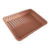 Rectangular Imitation Rattan Storage Basket