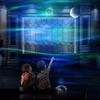 Galaxy LED Moon Star Cloud Projection Device Bedroom Decor Atmosphere Night Light Aurora Starry Sky Colorful Laser Projector