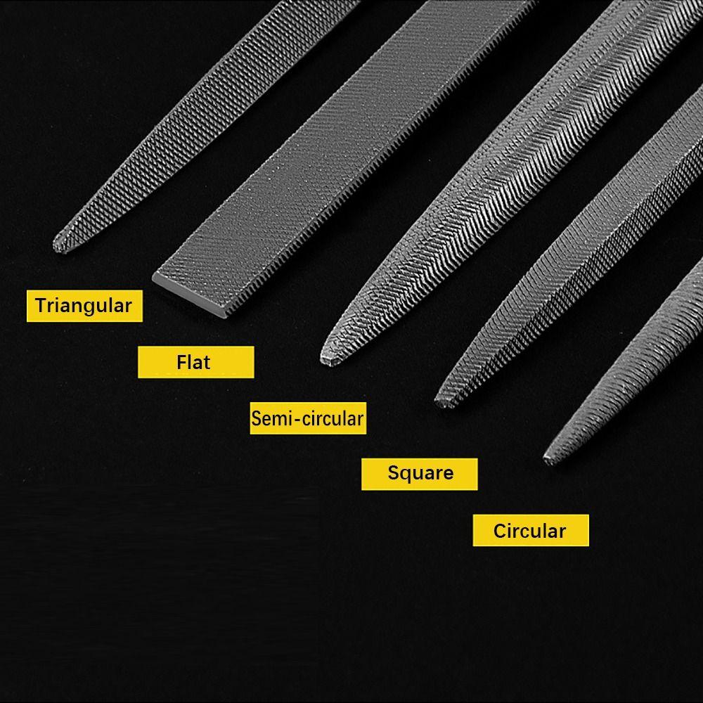 5Pcs/Set Grinding Rasp Needle File Sharpening Rasp Durable Hand File