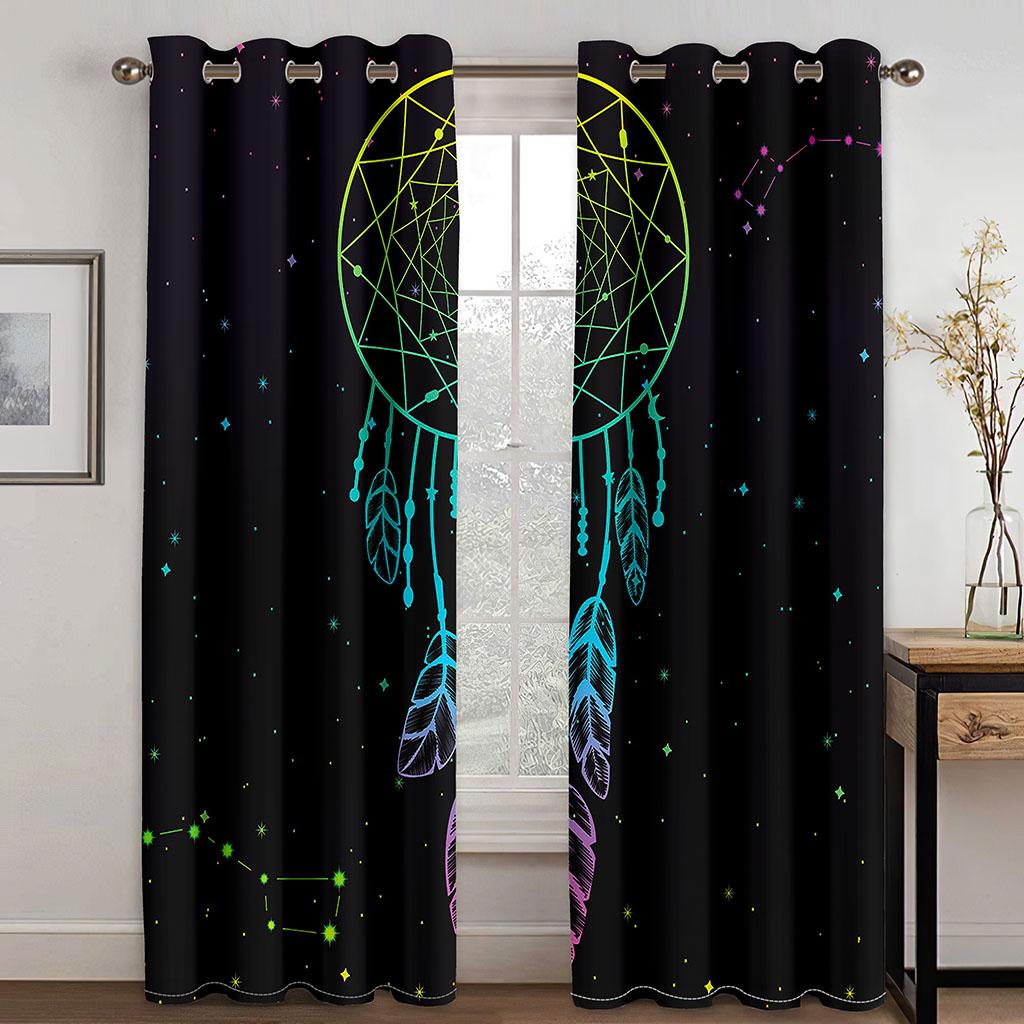 Room Darkening Window Curtain Thermal Blackout Curtain for Bedroom Living Room Darkening Drapes  Cortinas Para La Sala