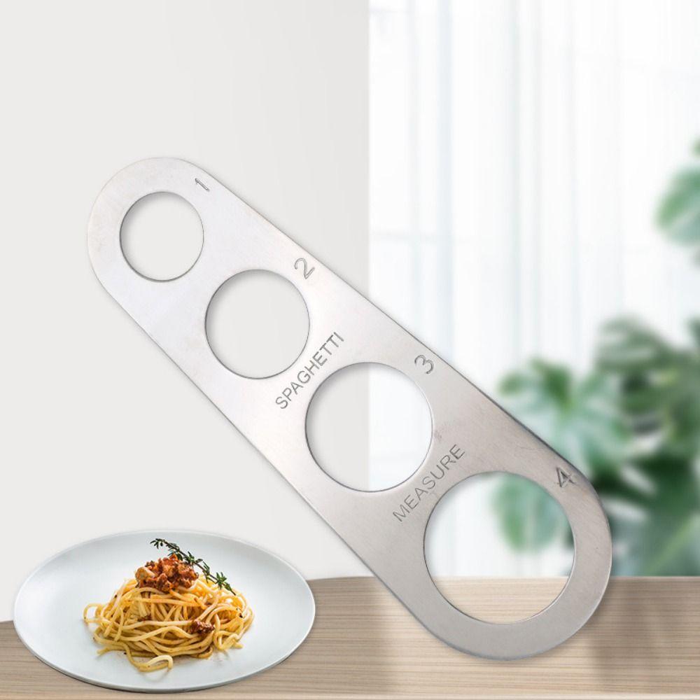 Smooth Surface Pasta Measuring Scale Stainless Steel Pasta Noodle Measure  Precise Portion Control