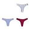 3PCS Women's Sexy Panties G-String Fashion Underwear Breathable Thongs Ladies Intimates Lingerie Thong Low Waist Briefs
