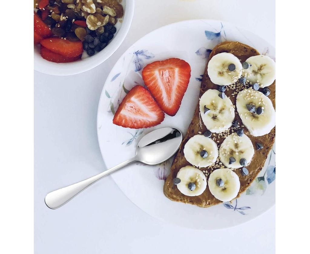 12-delers gode teskjeer i rustfritt stål, 6,1 tommer