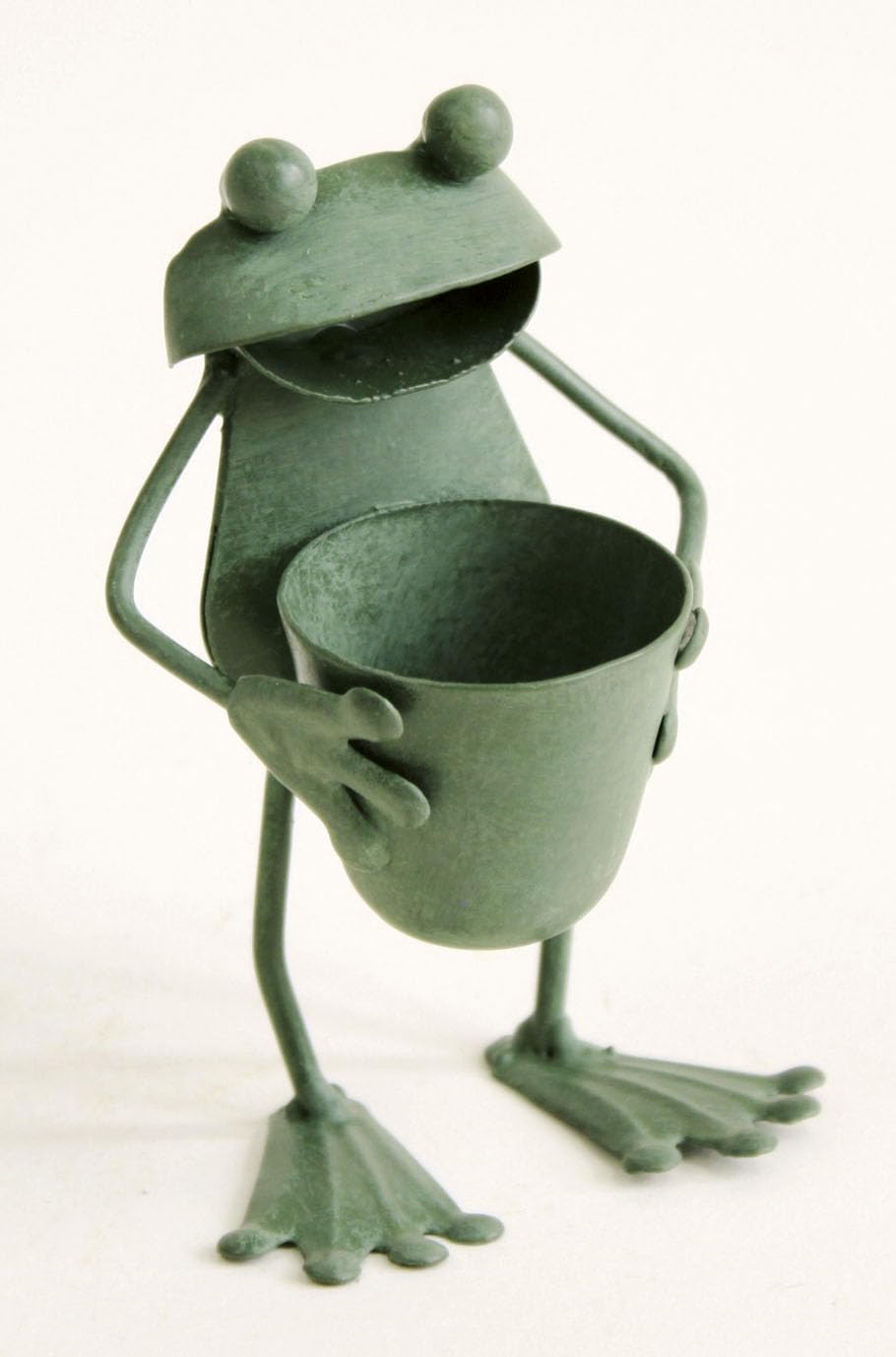 

Murataya [Фигурка лягушки] Мини-кашпо Petit Frog зелёный