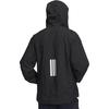 adidas SS25 Fashion Versatile Hooded Jacket Unisex Jacket Black KA9309