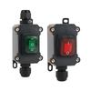 Outdoor On/Off Waterproof IP67 Junction Box Inline Power Cord 110V-220V 12V-24V Marine Rocker Switch 20A High Current Connetor