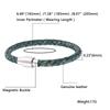 Vintage Men Women Green Leather Bracelet Charm Stainless Steel Buckle Bracelets & Bangles Jewelry Gift