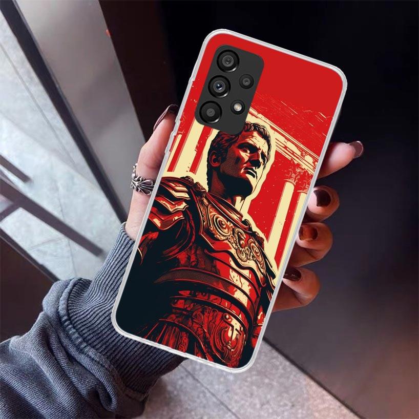 

SPQR Roman Imperial Legionv Phone Case For Samsung Galaxy A12 A52S A42 A32 A22 A51 A50 Note 20 Ultra 10 S10 Plus A71 A70 A31 A30 Samsung A52