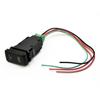 Kit Push Switch ON-OFF Heavy Duty ABS Plastic Single Pole 39x21mm For Toyota 12V