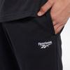 Reebok Versatile And Comfortable Mid-Waist Slim Fit Knit Sports Pants Men Bottoms Black FK2671