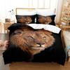 Animal Lion Bedding Sets 3D Tropical Printed Exquisite Bed Supplies Set Duvet Cover Bedding Set No Filler Birthday Gift For Boys