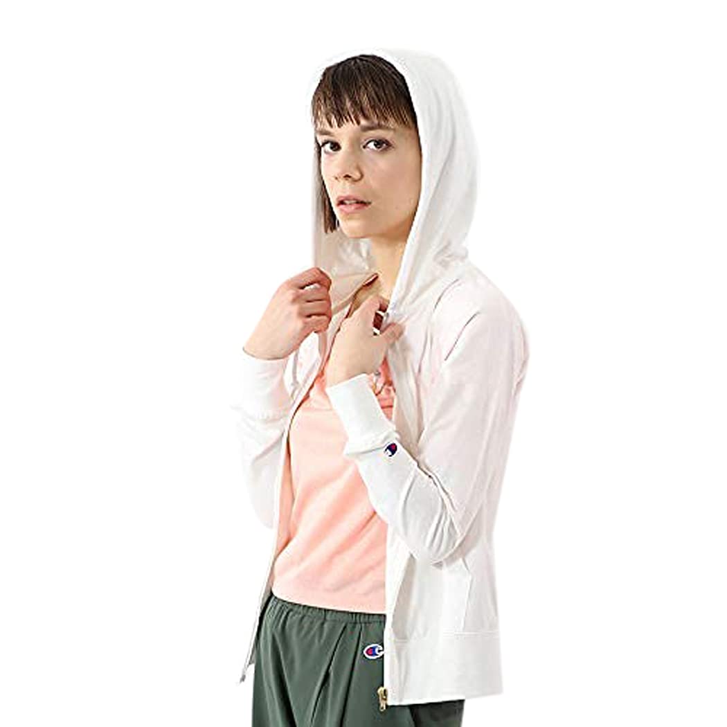 

Champion Zip Hoodie Size M CW-QS405 Women s White, (Japanese Size) белый