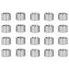 20pcs Fasteners Threaded Coupling Nuts M8 Stainless Steel Coupling Nut  Rod Hardware Use