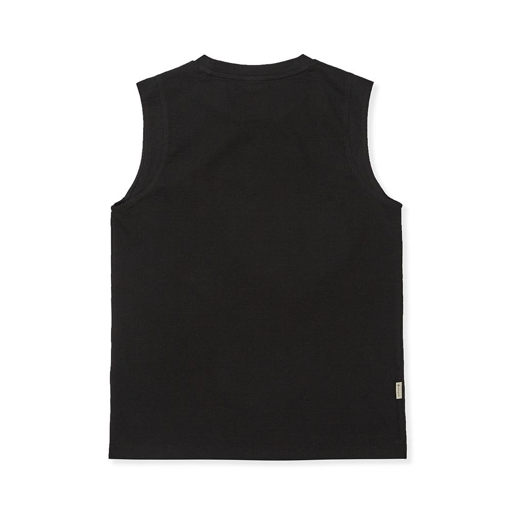 [Snowpeak] Ribbed Women's Sleeveless Black (S25MWFST39)