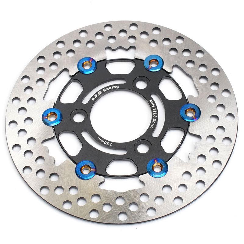 220mm Rpm Disc Brake Motorcycle Front Rear Wheel Caliper Rotor Disks Streetbike Bike for Yamaha Nmax Xmax Scooters Niu