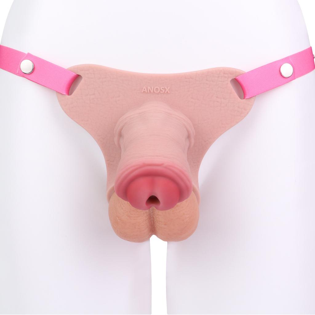 Silikonové Dildo CB Zámek Chastity Zámek Chastity Pánská Klec na Penis Chastity Sex Hračky Kohoutí Kroužek Uretrální Chastity BDSM