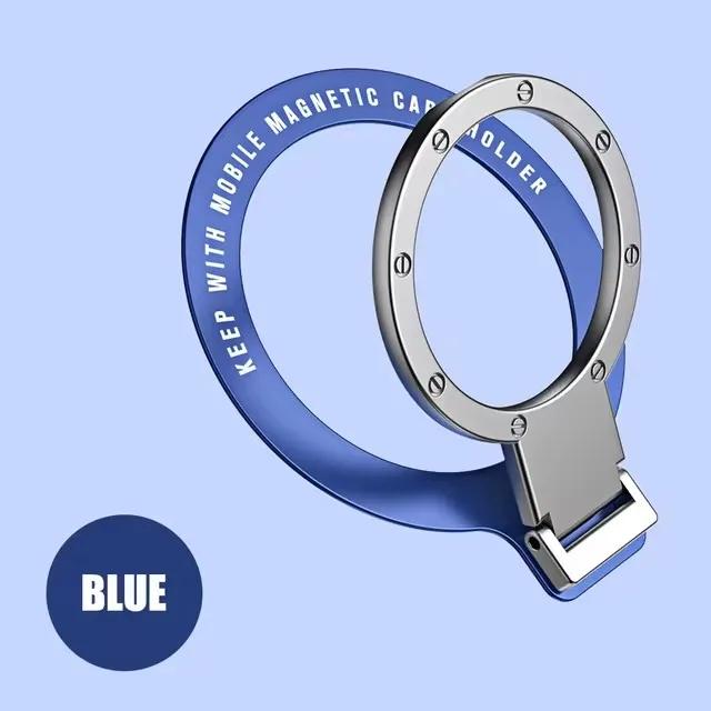 Für MagSafe Magnetischer Ringhalter Mehrwinkel Klebepaste Rack Unterstützung Magnet Fingerring Autohalterung Faltbarer Halter Griff Ständer