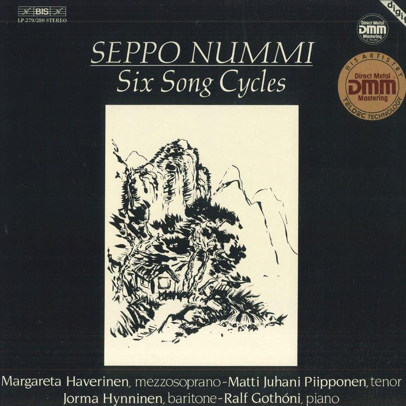 LP Record SEPPO NUMMI  Six Song Cycles LP279280 BIS 1985 Sweden Classical Used