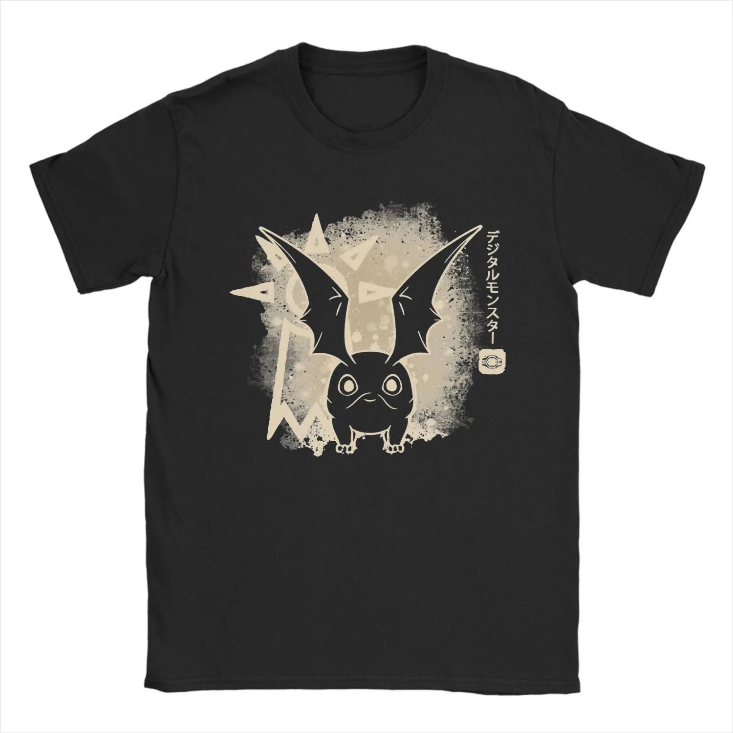 

Hope T-Shirt Digimon Nostalgic Anime Fashion 100% Cotton Tees Round Neck Short Sleeve T Shirts Graphic Tops S