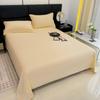 Solid Color Washed Cotton Bed Sheet for Dormitory Single Bed - Duvet Cover