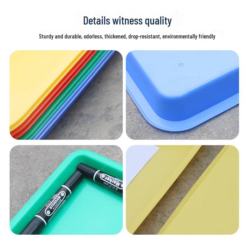 Thickened Plastic Rectangular Shallow Tray